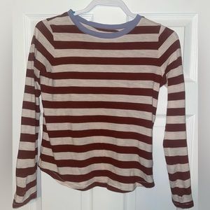 MadeWell striped long sleeved tee